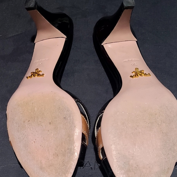 Vintage Prada kitten peep toe - Picture 4 of 5